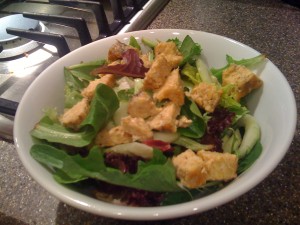 Crispy Tempeh Salad