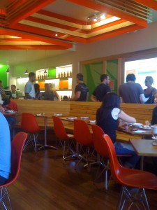 Inside The Veggie Grill