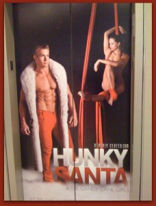 Hunky Santa in Hollywood